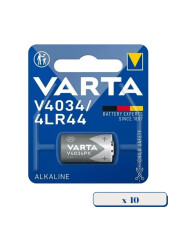 10 Adet Varta 4LR44 6V Alkalin Yüksek Voltaj Özel Pil - Varta