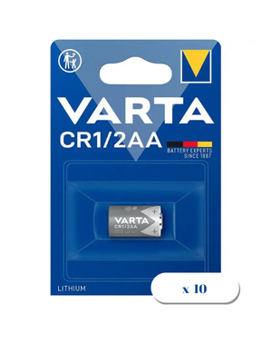 10 Adet Varta CR1/2AA - 1