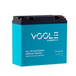 12V 24AH Elektrikli Motosiklet Aküsü ve Elektrikli Bisiklet Aküsü 4'lü Set Jel Akü 2025 Üretim - 4