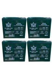 12V 24AH Elektrikli Motosiklet Ve Elektrikli Bisiklet Aküsü 4'lü Set Jel Akü - Ortec