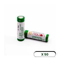 50 Adet Naccon Er14505 3.6V Li-SOCI2 Lityum AA Kalem Pil - Naccon