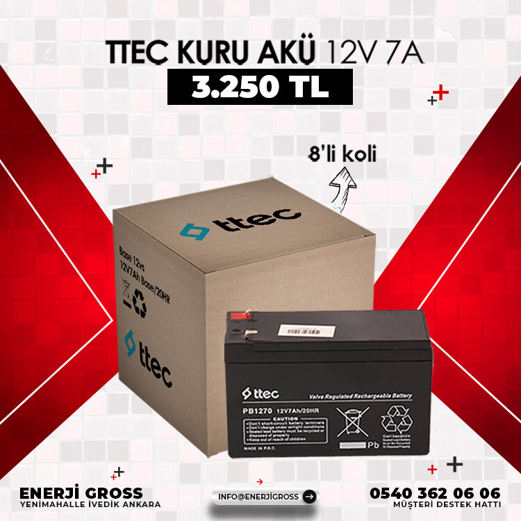ttec kuru akü