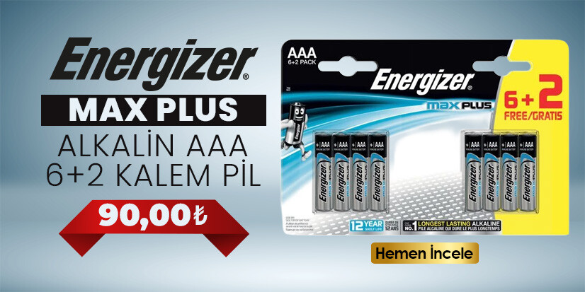 ENERGIZER MAX PLUS 6+2