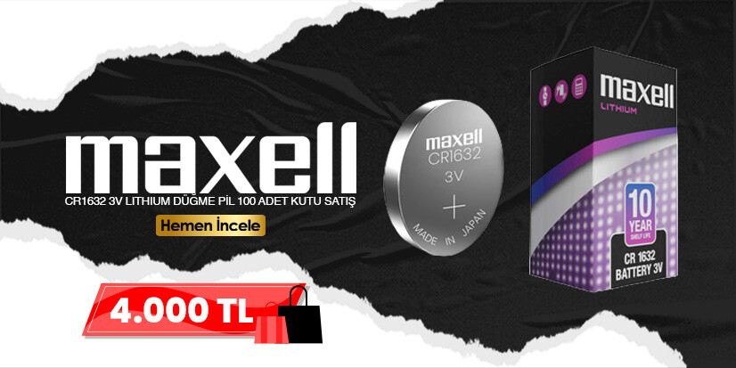 Maxell CR1632 3V Lityum Pil