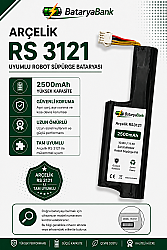 Arçelik RS 3121 Uyumlu Robot Süpürge Bataryası 10.8V / 11.1V 2500mAh Şarj Edilebilir Li-ion Pil - BataryaBank