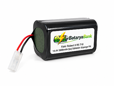 BataryaBank Fakir Robert II RS 710 Uyumlu Şarj Edilebilir Süpürge Pili 14.4V 2600mAh Li-ion Batarya - 2