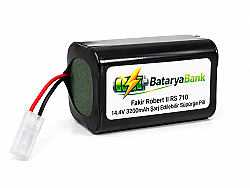BataryaBank Fakir Robert II RS 710 Uyumlu Şarj Edilebilir Süpürge Pili 14.4V 3200mAh Li-ion Batarya - 2