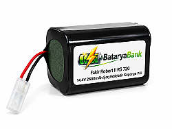 BataryaBank Fakir Robert II RS 720 Uyumlu Şarj Edilebilir Süpürge Pili 14.4V 2600mAh Li-ion Batarya - 2