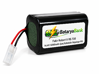 BataryaBank Fakir Robert II RS 720 Uyumlu Şarj Edilebilir Süpürge Pili 14.4V 3200mAh Li-ion Batarya - 2