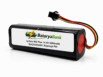 BataryaBank Lydsto W2 Plus Uyumlu Robot Süpürge Bataryası 14.4V 5200mAh Li-ion Şarj Edilebilir Pil - 2