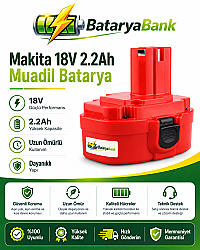 BataryaBank Makita 18V 2.2Ah 2200mAh Ni-Cd Muadil Matkap Bataryası - Makita