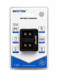 Beston M-7005 2'li USB 9V Pil Şarj Aleti + EFCELL 9V 250mAh 2'li Şarjlı Pil Seti - 3