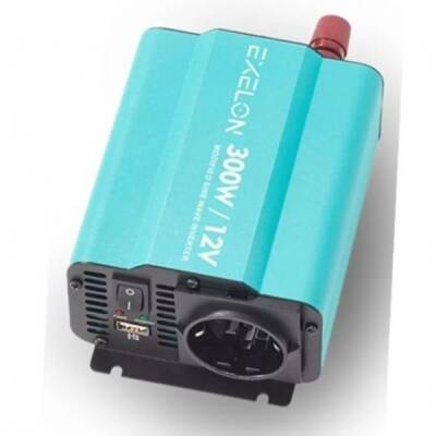 Exelon 12V 300W Modifiye İnverter – Araç, Karavan ve Güneş Enerjisi Uyumlu - 2