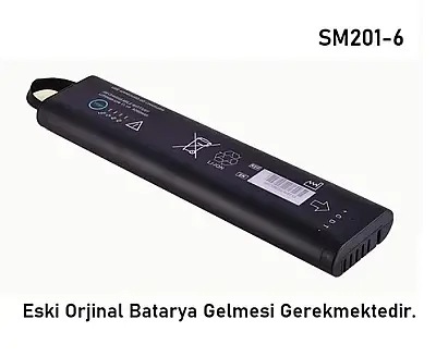 GE Dash B20 SM201-6 Monitör Uyumlu 11.1V Li-ion Medikal Batarya Pil Değişimi - 1