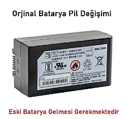 GE MAC 2000 EKG Batarya için Orjinal Batarya Pil Değişimi - PilGross