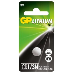GP CR1/3N Dl1/3N, 2L76 Boy Lityum Düğme Pil 3v Tekli Paket - GP
