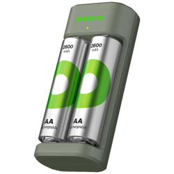 GP E221 USB Pil Şarj Cihazı 2 Adet 2600 AA Kalem Pilli Set - 3
