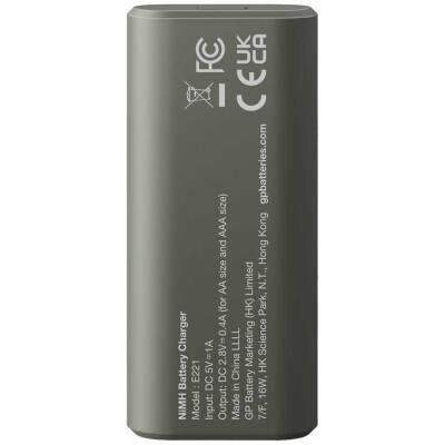 GP E221 USB Pil Şarj Cihazı 2 Adet 2600 AA Kalem Pilli Set - 4