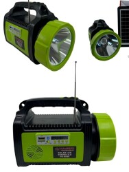 Güneş Enerji Sistemi Fener+3 Lamba+Radyo+Cep Telefonu Şarj Sistemi - 1