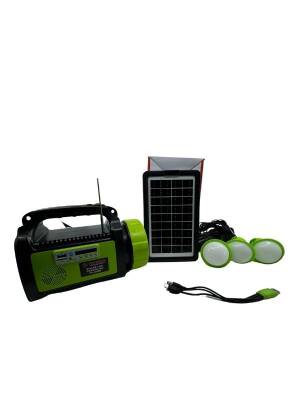 Güneş Enerji Sistemi Fener+3 Lamba+Radyo+Cep Telefonu Şarj Sistemi - 4