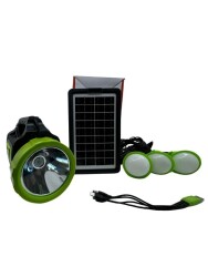 Güneş Enerji Sistemi Fener+3 Lamba+Radyo+Cep Telefonu Şarj Sistemi - 2