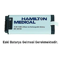 Hamilton C1 / T1 / MR1 Ventilatör Uyumlu 10.8V Li-ion Medikal Batarya Pil Değişimi - PilGross