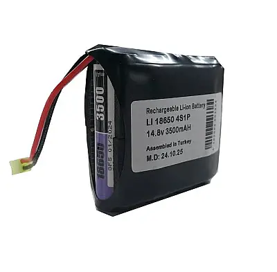 Lifepoint Plus Defibrilatör Uyumlu Medikal Batarya 14.8V 3500mAh Li-ion - 1