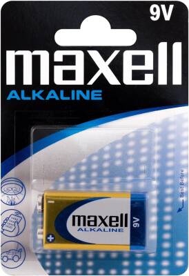Maxell 9V Alkalin Pil (6LR61-MN1604) - 1