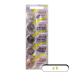 Maxell CR1616 3v Hologram 5'li (25 Adet) Lityum Pil - Maxell