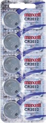 Maxell CR2032 Lityum 3V Düğme Pil 5'li Paket - Maxell