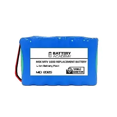 Mekics MTV1000 Portable Ventilatör Uyumlu Medikal Batarya 10.8V 5200mAh Lityum Batarya - 1