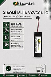 Mi Mijia VXVC01-JG Robot Süpürge Bataryası 14.4V 3200mAh Li-ion Uyumlu Yedek Pil - BataryaBank