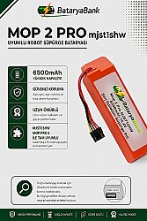 Mi Mop Pro 2 (MJST1SHW) Uyumlu Robot Süpürge Bataryası 14.4V 6500mAh Li-ion Yüksek Kapasiteli Yedek Pil - BataryaBank