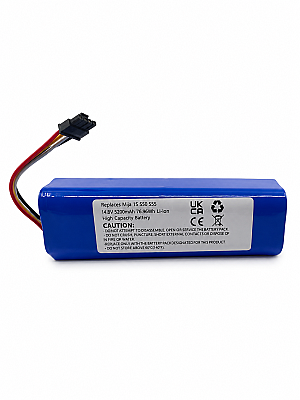 Mii Mijia 1S Robot Süpürge Bataryası 14.8V 5200mAh Li-ion Yüksek Kapasiteli Uyumlu Pil - 3