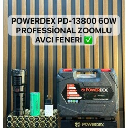 Powerdex PD-13800 60W 6000 Lümen Profesyonel Avcı Feneri - 2