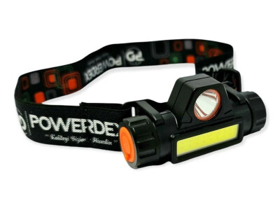 Powerdex PD-6672 Profesyonel Şarjlı Mıknatıslı Su Geçirmez Kafa Lambası - powerdex