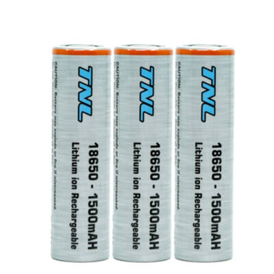 TNL 18650 3'lü 1500mah 3.7v Li-ion Başlıksız Pil Batarya - 1