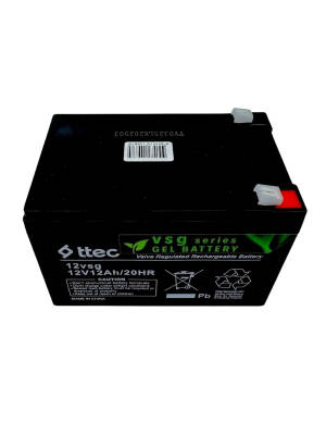 Ttec 12V 12AH Jel Akü Güneş Enerjisi Sistemlerine Özel - 2