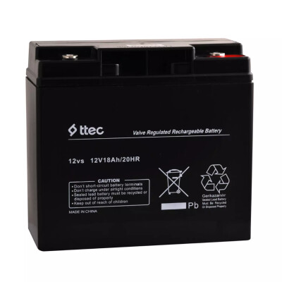 TTEC 12V 18A KURU TİP AKÜ 4LÜ KOLİ - ttec