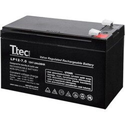 TTEC 12V 7A BASE BAKIMSIZ KURU TİP AKÜ 8'Lİ KOLİ - ttec