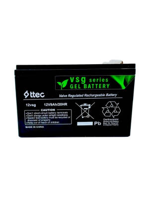 Ttec 12V 9Ah Jel Akü Yeni Üretim Türkiye'de İlk - 1