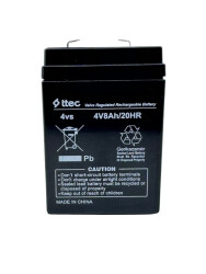 Ttec 4v 8ah Bakımsız Kuru Işıldak ve Terazi Aküsü 2025 Üretimi - 2