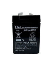Ttec 6V 4.5A Bakımsız Kuru Akü (Işıldak, Terazi ve Elektronik Kasa Sistemi Aküsü) - 1