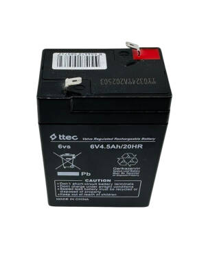 Ttec 6v 4.5Ah Bakımsız Kuru Akü - 3