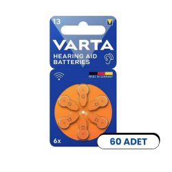 Varta 13 Numara Kulaklık İşitme Cihazı Pili (60'lı Paket) - Varta