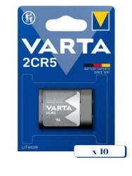 VARTA Professional 2CR5 6V Lityum Pil 10'lu Kutu (Blister) - Varta