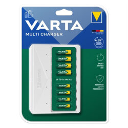 Varta 57659 Usb Multi Charger 8'li Pil Şarj Cihazı (AA-AAA-NiMH) - Varta