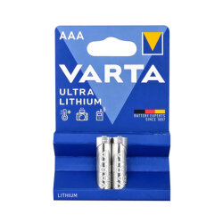  Varta 6103 Ultra Lithium AAA 1.5V Lityum İnce Kalem Pil 2’li Paket - Varta