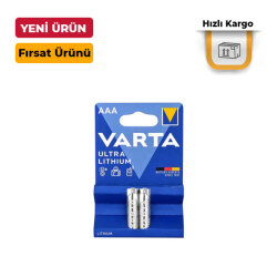  Varta 6103 Ultra Lithium AAA 1.5V Lityum İnce Kalem Pil 2’li Paket - Varta