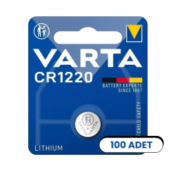 Varta CR1220 3v Lityum Pil 100 Adet - Varta